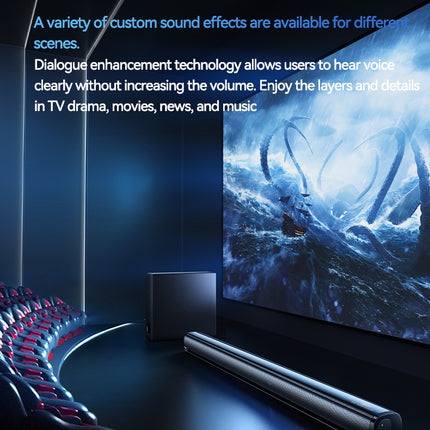 REMAX AIRSHIP Series Home Theater Wireless Sound Bar | Remote Control with high quality