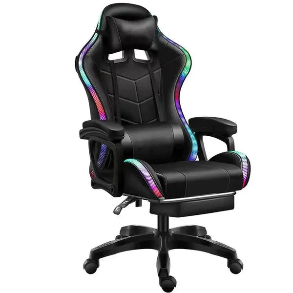 Earthquake Gaming Chairs with RGB ,Footrest and Bluetooth Speakers