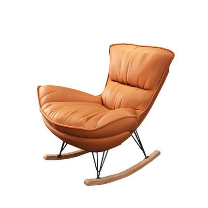 Luxury Sofa Rocking Chair Relax Elegant for Living Room/Bedroom/Lounge-Orange