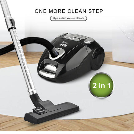 RAF Vacuum Cleaner | 1600W | Strong suction | Automatic cable reel | Washable and reusable bag included