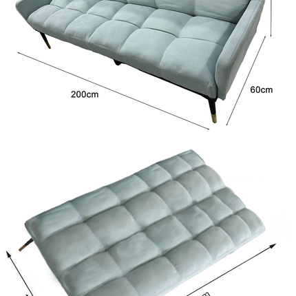 Elegant Foldable Multi Functional Sofa Bed for Home/Living Room/Office 2m Length