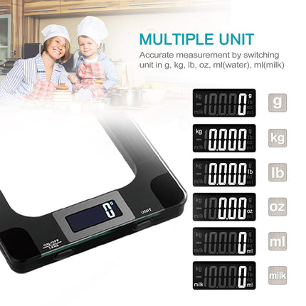 Sonifer Digital  Kitchen Scale | LCD Display Screen | Sensitive touch buttons | LED Indicators | Auto Shut-Off