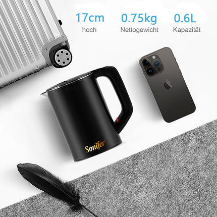 Sonifer Electric Kettle | 600W | 0.6L Capacity | Indicator Light | Auto Shut-Off