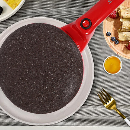 Sonifer Crepe Maker | 20cm Cooking Plate | Non-stick | Switch with Indicator | Hanging Handle