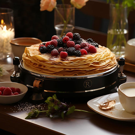 Sonifer Crepe Maker | 20cm Cooking Plate | Non-stick | Switch with Indicator | Hanging Handle