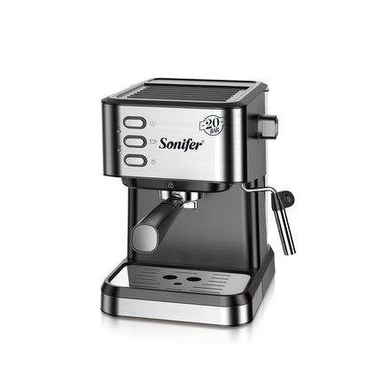 Sonifer Espresso Coffee Maker | 1.5L Detachable Water Tank | Control Buttons | Overheating Protection