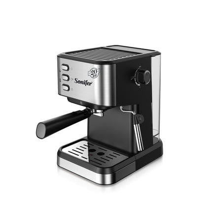 Sonifer Espresso Coffee Maker | 1.5L Detachable Water Tank | Control Buttons | Overheating Protection