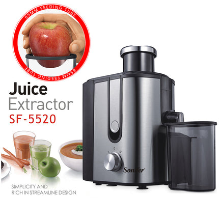 Sonifer Juice Extractor | 400W | Speed Levels | Non-Slip | Auto Regulation Based on Fruit Hardness