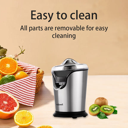Sonifer Electric Citrus Juicer | Noiseless Extraction | Anti-Drip Plastic