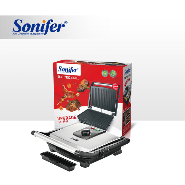 Sonifer Electric Grill | 2000W | Non-Stick | Overheat Protection | Cool Touch
