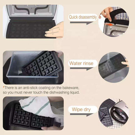Sonifer 7-in-1 Sandwich Maker | Non-Stick | Light Indicator | Overheat Protection
