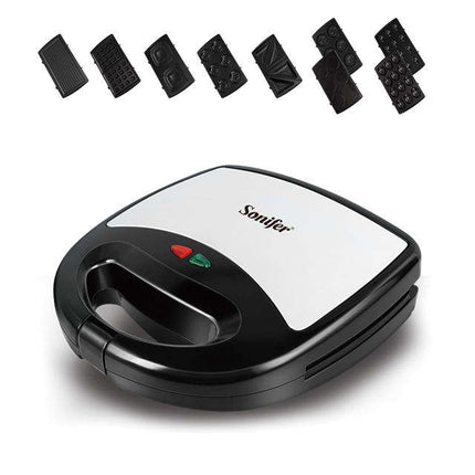 Sonifer 7-in-1 Sandwich Maker | Non-Stick | Light Indicator | Overheat Protection