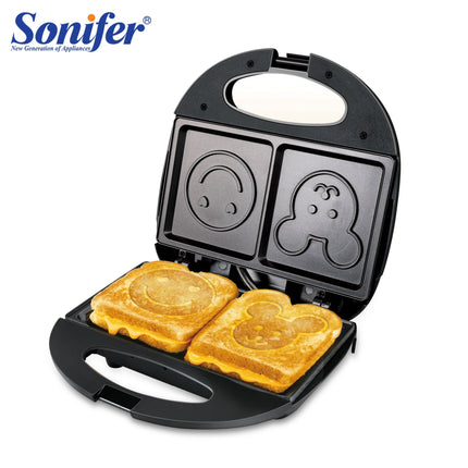 Sonifer Sandwich Maker | Teflon non-stick Coating | Two pilot Indicators lights | 750W