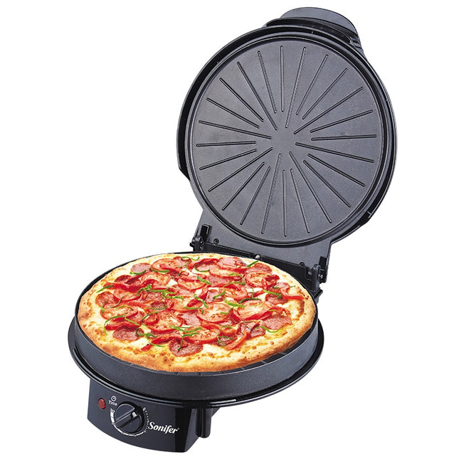 Sonifer Pizza Maker | Timer Control | Non-Stick Coating | 1500W