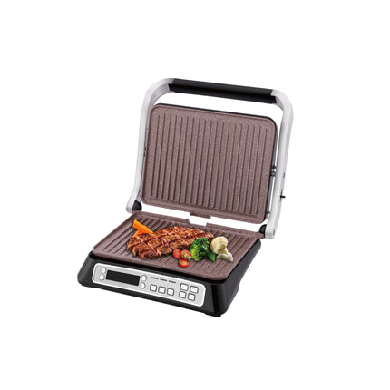 Sonifer Electric Contact Grill | 4 Slice Double Sided | 2000W | Non-Stick Cooking Surface