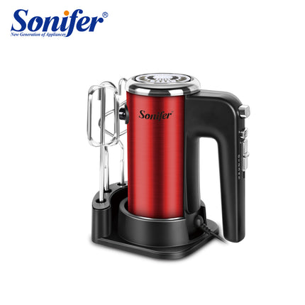 Sonifer Hand Mixer | 5 speeds + Turbo | Beater & mixer hooks | Easy beater removal