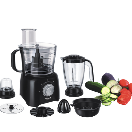 Sonifer Food Processor | 2 speeds + pulse | Safety lock system | Easy to clean
