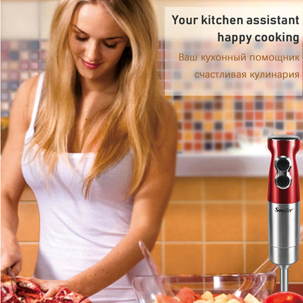 Sonifer Hand Blender | 2 Speends + Turbo | 4-Blade Stainless Steel | 800ml Jar Capacity