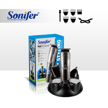 Sonifer Wireless Hair Trimmer | Waterproof | Low-noise design | LED Display