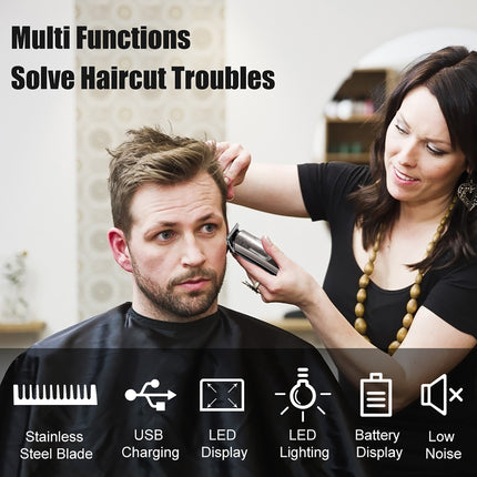 Sonifer Wireless Hair Trimmer | Waterproof | Low-noise design | LED Display