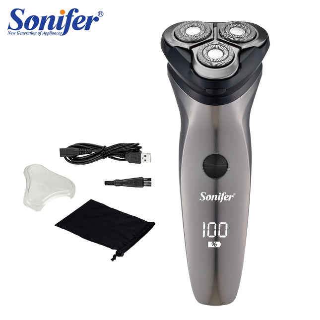 Sonifer Rechargeable Shaving Machine For Men | Waterproof | Wet and Dry | Electric Razor