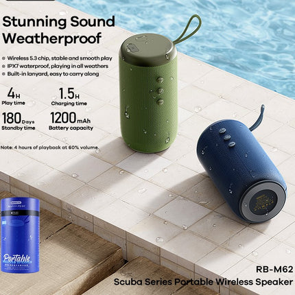 REMAX Portable Wireless Speaker | Stunning Sound Weatherproof