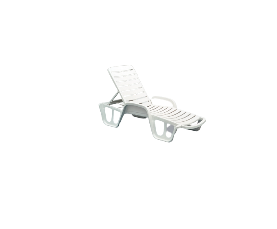 FISSO Stackable Sun Lounge | 71 x 192 x 100 cm | 5-Position Adjustable