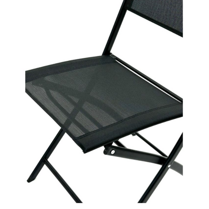 Folding Balcony Set 2 Chairs + Table | Waterproof Textilene | Foldable for easy transport and storage Ideal for beach and outdoor use