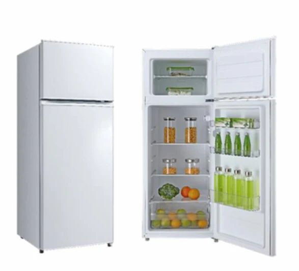 AVG - FRIDGE WITH TOP MOUNTED FREEZER , 204 LTR - STATIC - CLASS E | INOX