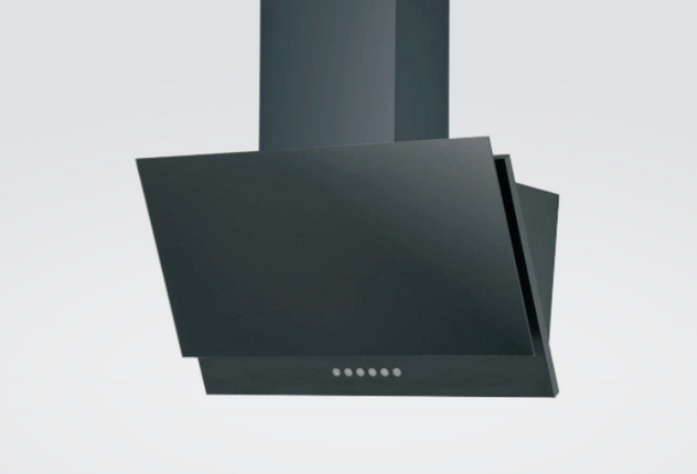 Wall Mounted Cooker Hood | Black Glass | (90cm)