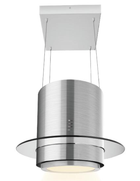 ISLAND COOKER HOOD CYLINDER SHAPE