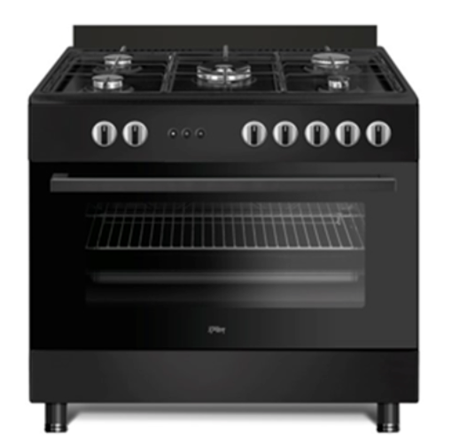 Elba Freestanding Gas Cooker 90cm Black