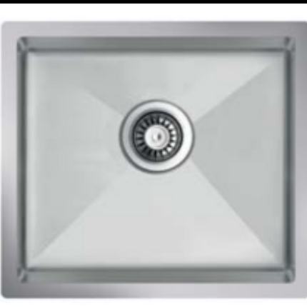 Stainless Steel Square Bowl Kitchen Sink 490 x 440mm