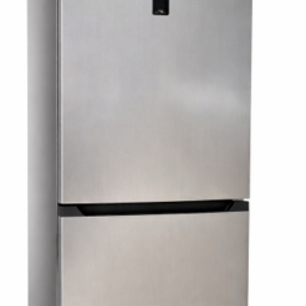 Hyundai 400L Combi Fridge Freezer Non-Frost Inox | HYRF-CB400EI