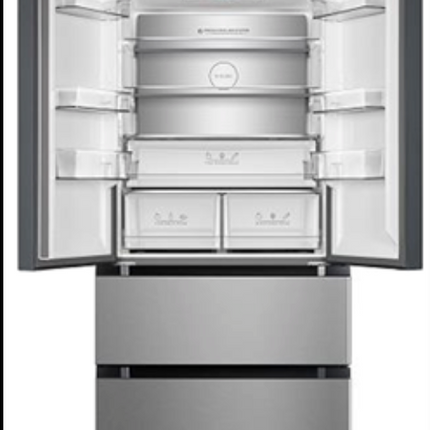 AVG 516L French Door Fridge Freezer – 2 Drawer Freezer – Inox – Class E | HQ671WEN1