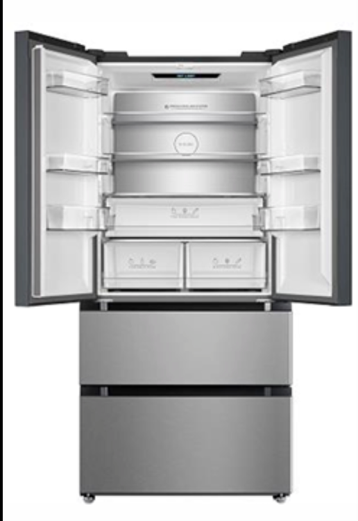 AVG 516L French Door Fridge Freezer – 2 Drawer Freezer – Inox – Class E | HQ671WEN1