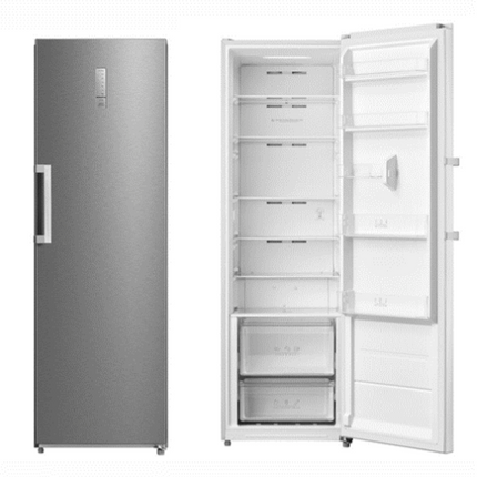 AVG 362L Upright Refrigerator – 185cm – No Frost – Inox – Class E | HS-481LWEN I