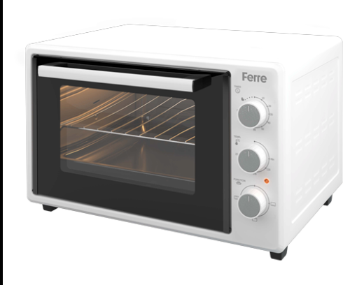 Ferre 35L Mini Oven – White – 1400W – 90-Min Timer | 3530OL-WHITE
