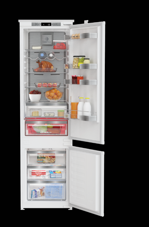 Grundig 284L Built-In Combi Fridge Freezer – No Frost – Class E | GKNI 25942 FN