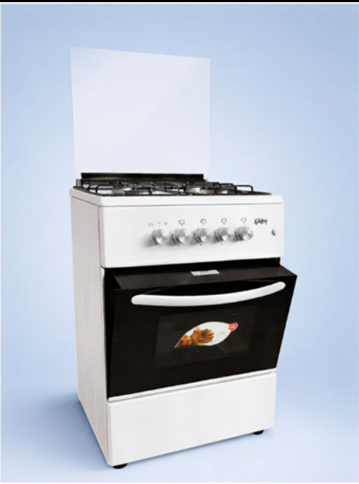 Freestanding Gas Cooker 57cm x 57cm – Top Ignition | White | F6B40GS CW