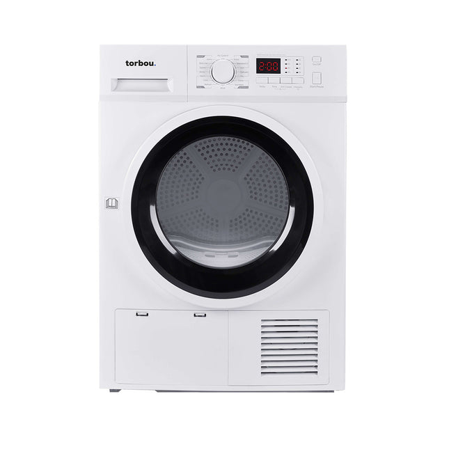 Torbou Tumble Dryer 8 kgs Condenser Dryer - Energy Efficient, 16 Programs, LED Display