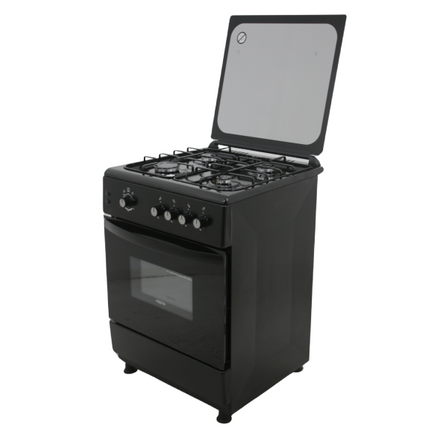 FIESTA  FREESTADING GAS OVEN 60CM , COLOUR BLACK, WHITE, SILVER  (HxWxD) 85 x 60 x 60 cm Capacity 64 Litres