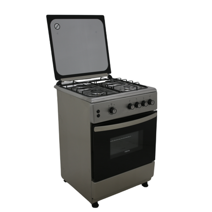 FIESTA  FREESTADING GAS OVEN 60CM , COLOUR BLACK, WHITE, SILVER  (HxWxD) 85 x 60 x 60 cm Capacity 64 Litres
