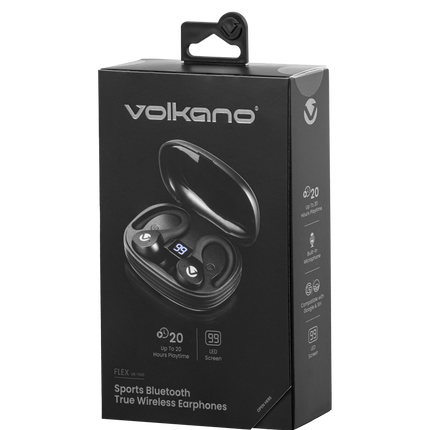 Volkano Flex Series Sports TWS Earphones + Case