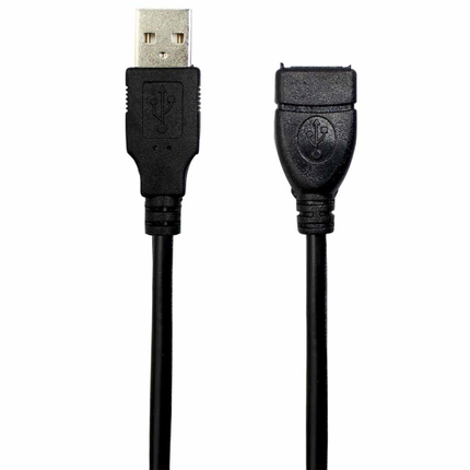 Volkano Extend series USB extension cable, 2 meter - black