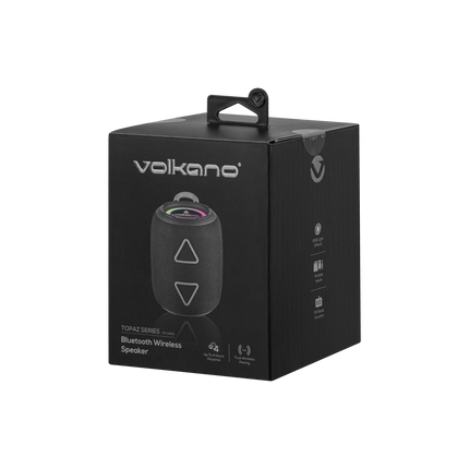 Volkano Topaz Series Bluetooth Speaker  - Black