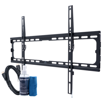 Volkano Steel series Universal Flat & Curved TV Wall Mount bundle for TVs up to 85”