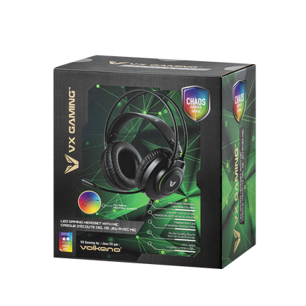 VX Gaming Chaos Series RGB Gaming Headset with Mic