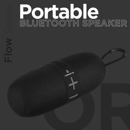 Volkano Flow Series Portable Bluetooth Speaker - Black