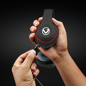 Volkano Impulse Series Bluetooth Headphones - Red | Black | Silver